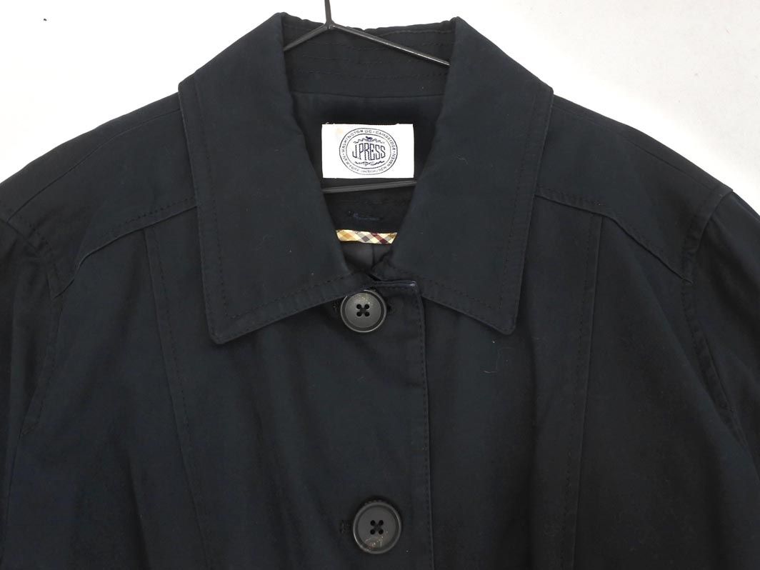 J.PRESS ジェイプレス ステンカラー コート size11/紺 ◇□ レディース