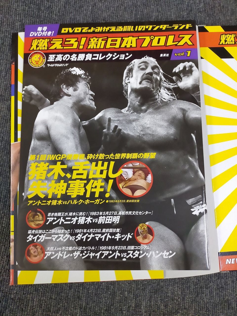 燃えろ！新日本プロレス定期購読 Vol.1 DVD付き - メルカリ