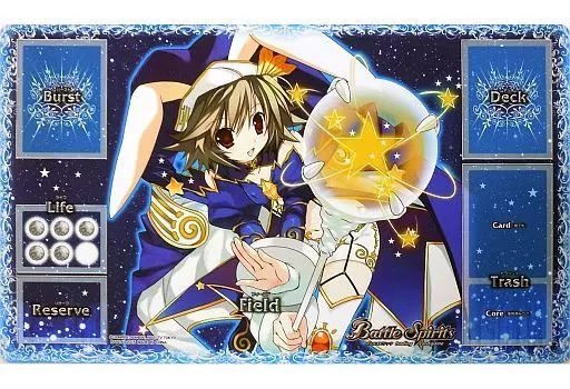 サプライ トリックスター ラバー製プレイマット バトルスピリッツ バトスピバーニングくじ ラストドロー賞