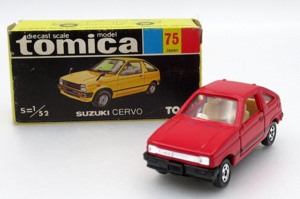トミー トミカ/黒箱日本製 スズキ セルボ/赤 1H 75-5-1 - メルカリ