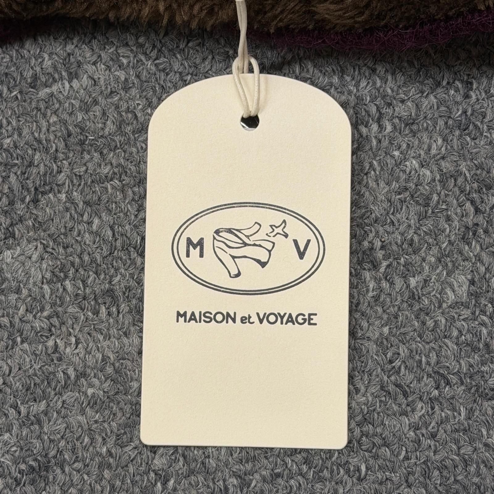 未使用 MAISON et VOYAGE フェアアイルジャガード フラップハット 