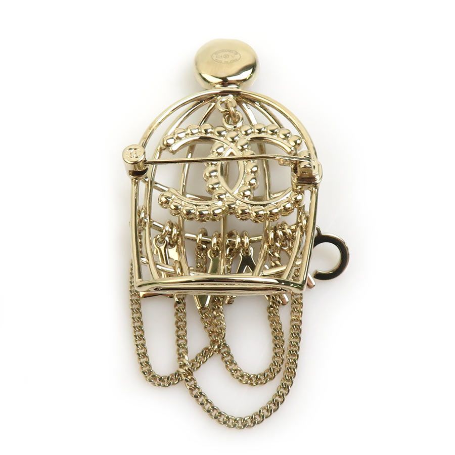 シャネル CHANEL ブローチ 鳥かご - メルカリ