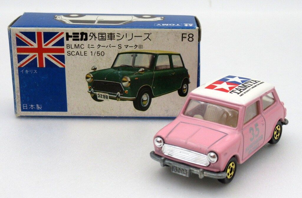 トミー トミカ/青箱日本製 クリヤマ模型特注 BLMCミニクーパーSマーク