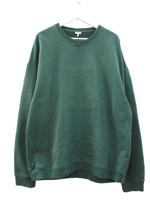 ロエベ LOEWE スウェットシャツ アナグラム エンブロイダリー L