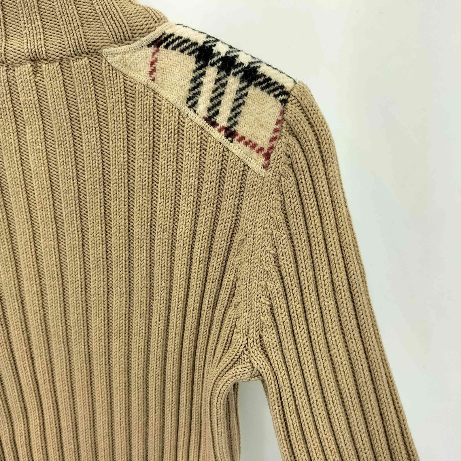 バーバリーロンドン BURBERRY LONDON 羊毛 ジップアップ ドライバーズ