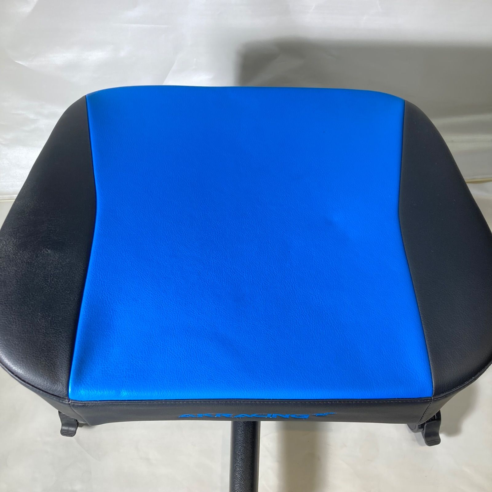 良品】AKRacing オットマン ブルー フットレスト ゲーミングチェア