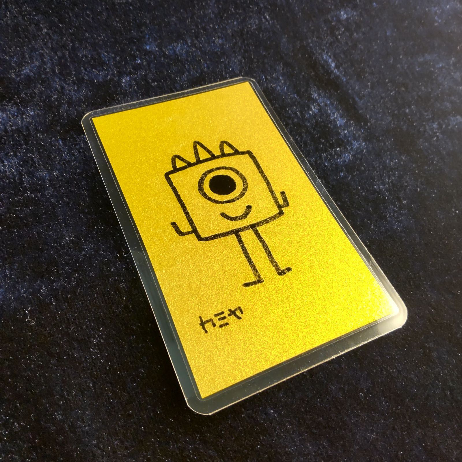 m147｜鬼神護符『金運超覚醒』（ラミネート加工）※開運絵画 霊符