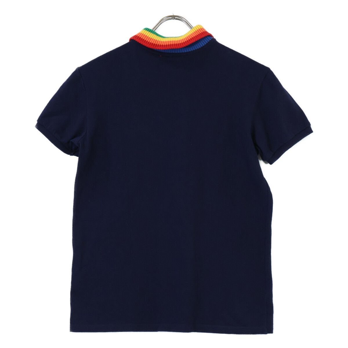 GUCCI グッチ 497999 X9L72 ﾈｲﾋﾞｰ ﾏﾙﾁｶﾗｰ襟 ﾎﾟﾛｼｬﾂ 12 - メルカリ