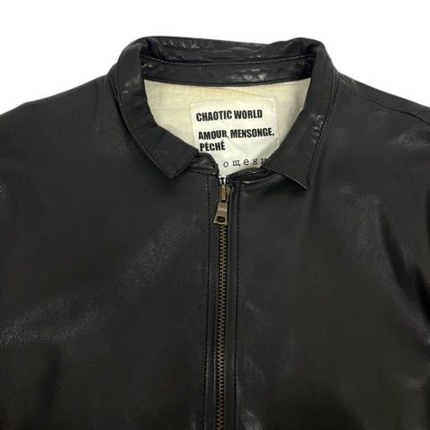 ジェネパーユキオミシバ gene par YUKIO MISHIBA レザージャケット