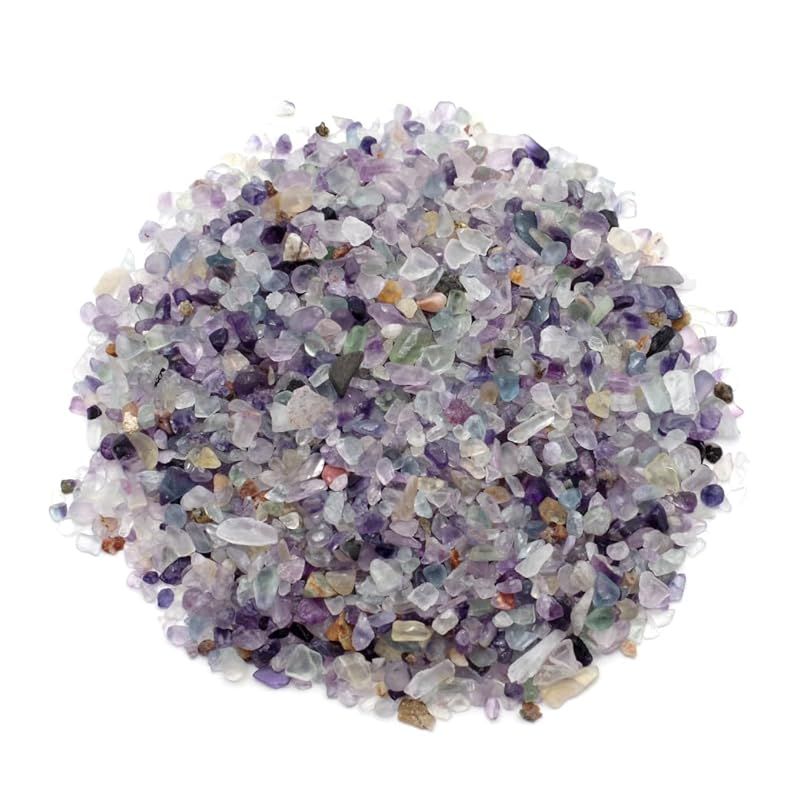 GOLD STONE] フローライト さざれ石 100g 極小 蛍石 マルチカラー