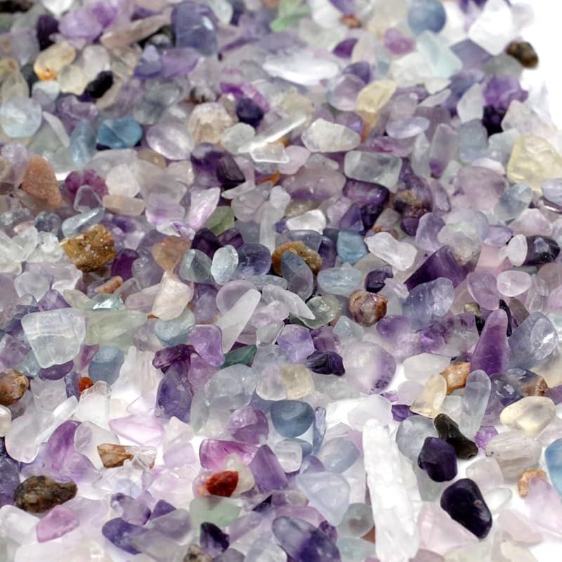 GOLD STONE] フローライト さざれ石 100g 極小 蛍石 マルチカラー