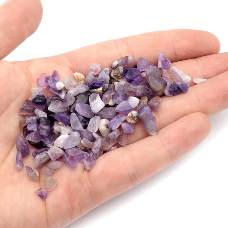 アメジスト さざれ石 中粒 100g 天然石 パワーストーン 浄化用 紫水晶