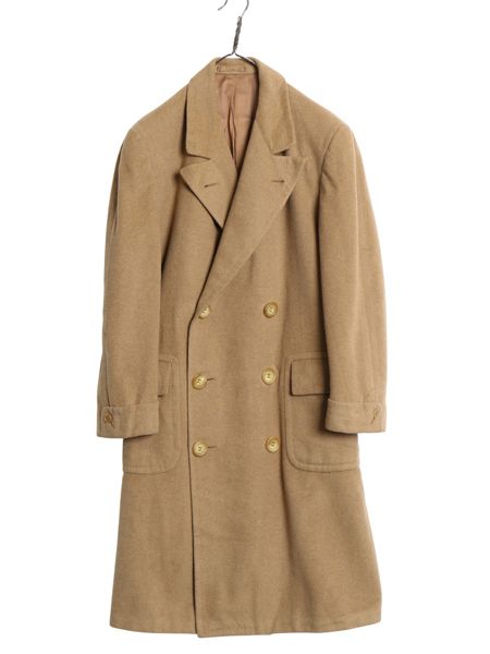 50s 60s USA製 Morris ダブルブレスト ポロ コート メンズ M 程