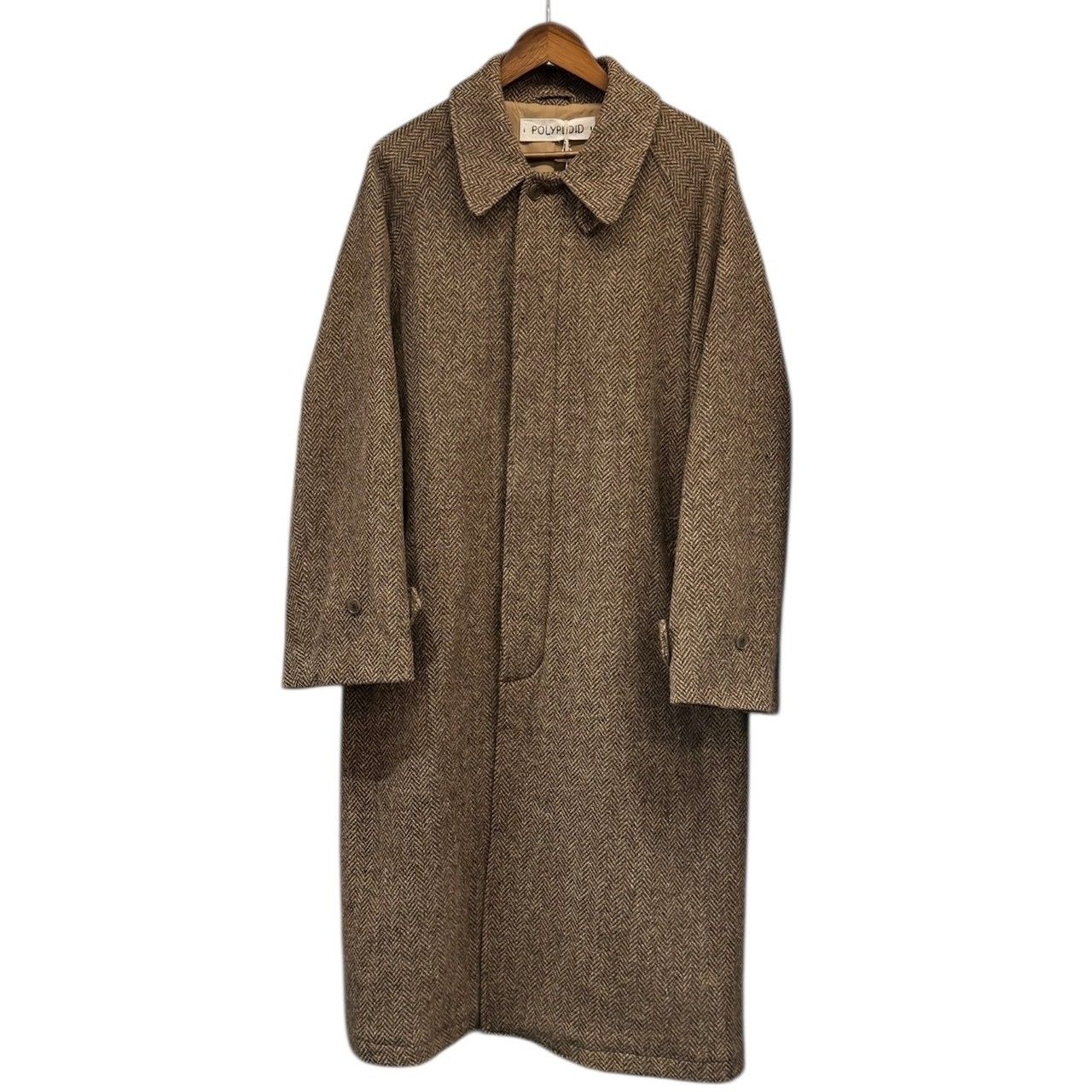 POLYPLOID ポリプロイド 25AW LONG COAT B ウールロングコート B-1-001-044 2 ベージュ 15142 POLYPLOID ポリプロイド 25AW LONG COAT B ウールロングコート B-1-001