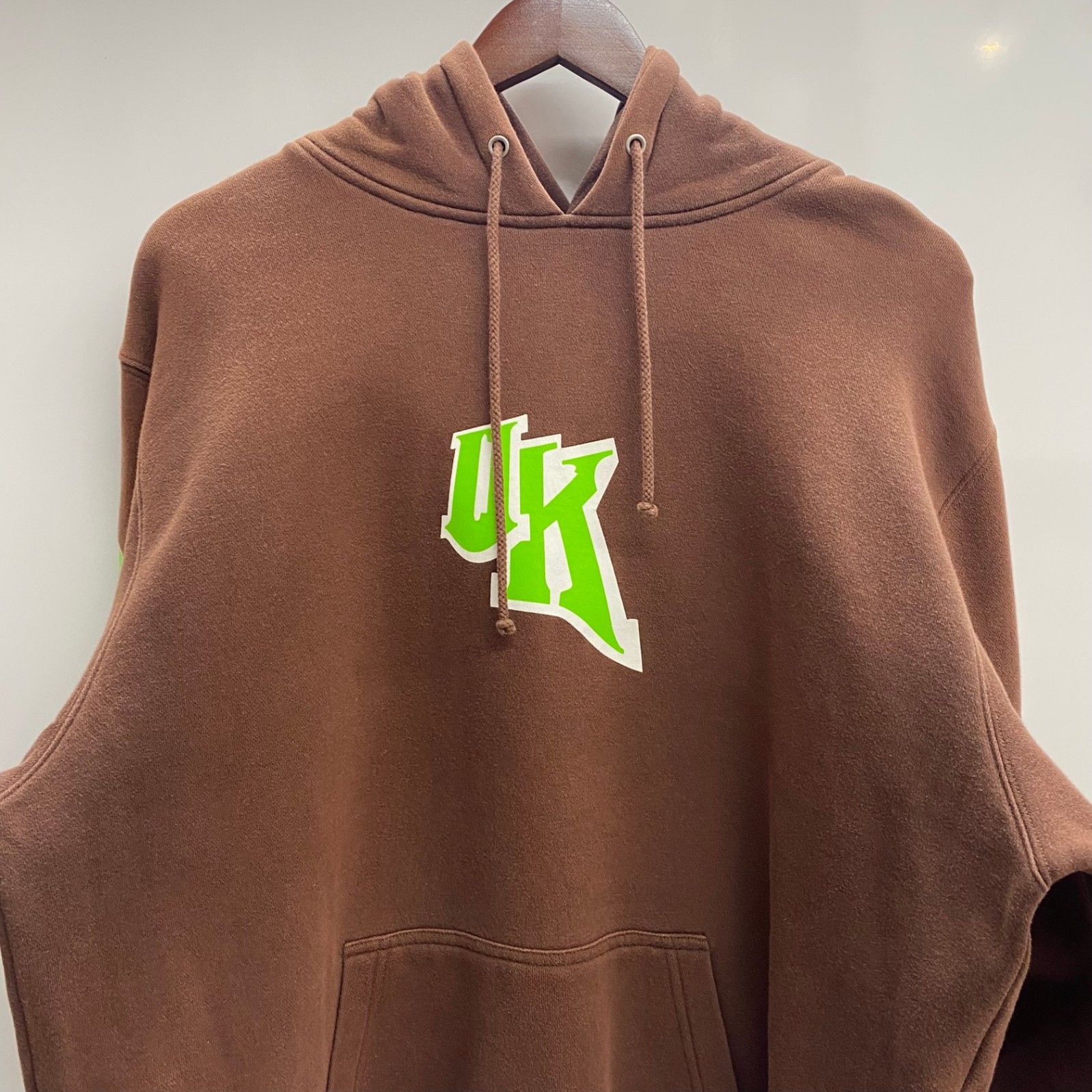 ステューシー STUSSY 90's 00's OLD STUSSY 黒タグ パーカ ブラウン L