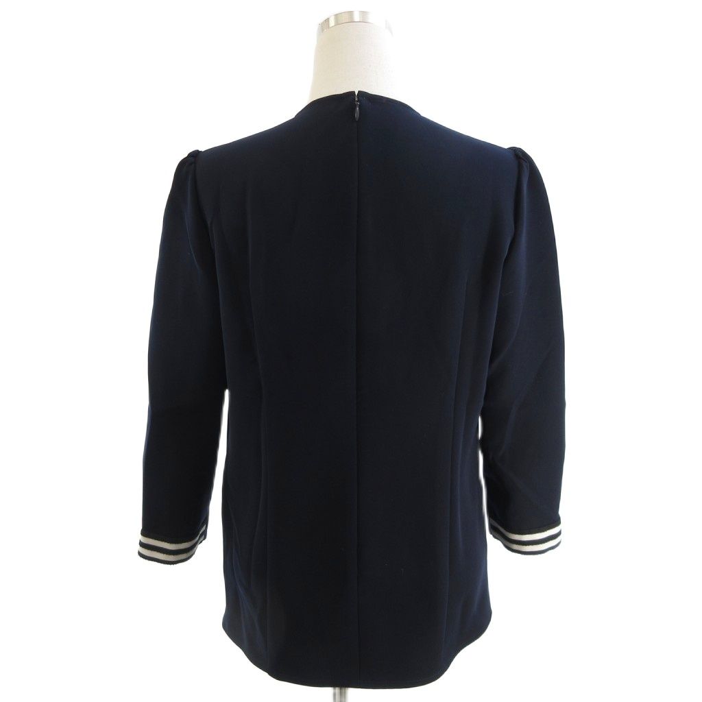 ボーダーズアットバルコニー BORDERS at BALCONY カットソー フリル