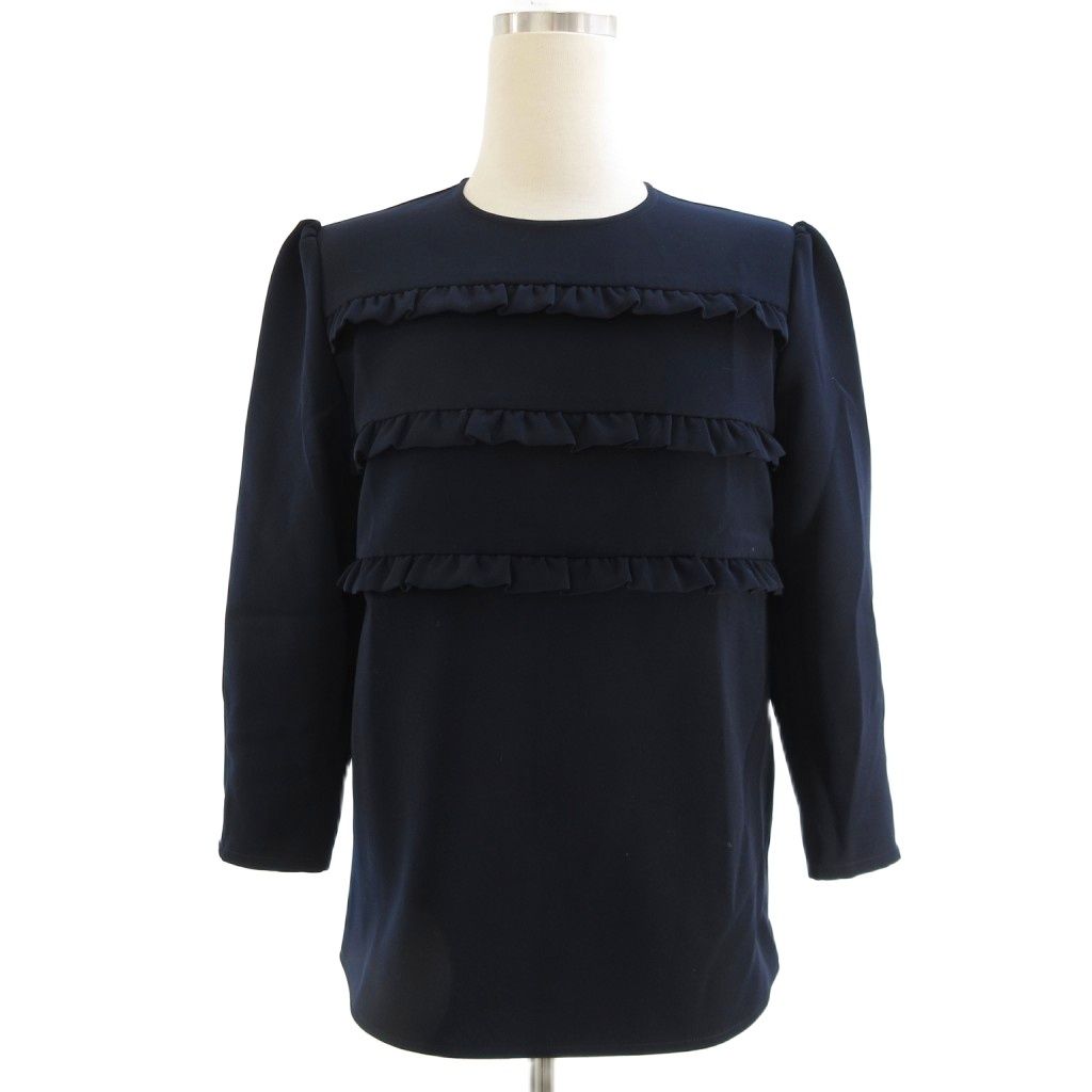 ボーダーズアットバルコニー BORDERS at BALCONY カットソー フリル