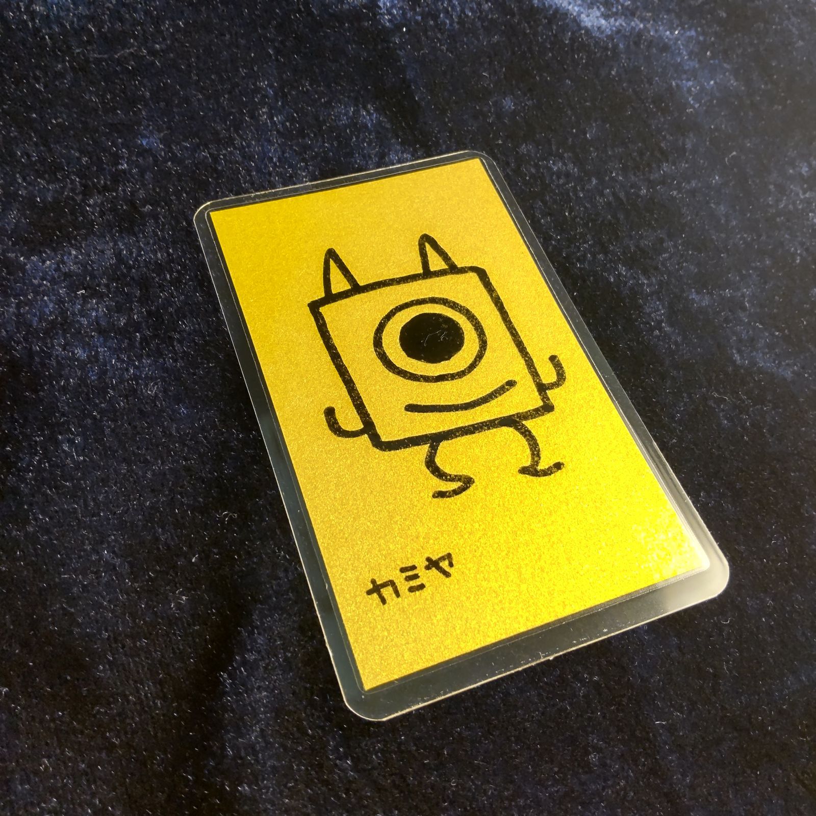 m155｜鬼神護符『金運超覚醒』（ラミネート加工）※開運絵画 霊符