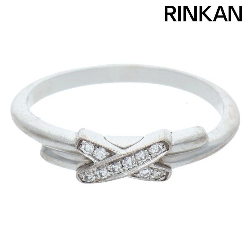 ショーメ Jeux de Liens ジュ ドゥ リアン K18WG ダイヤリング メンズ