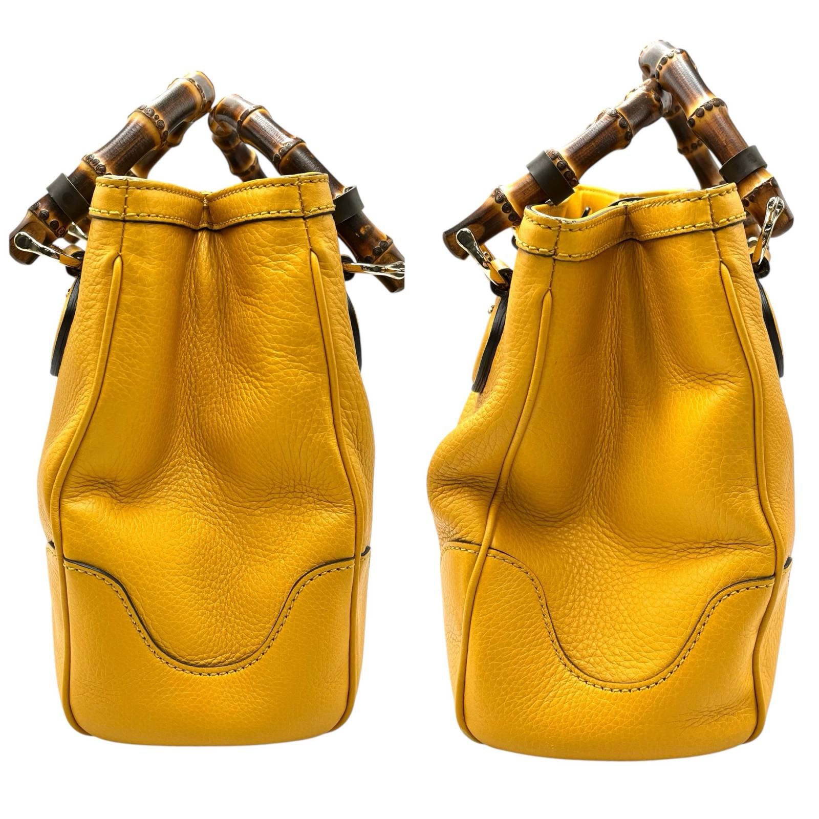 グッチ GUCCI ハンドバッグ バンブー 2wayショルダー 308360 レザー 