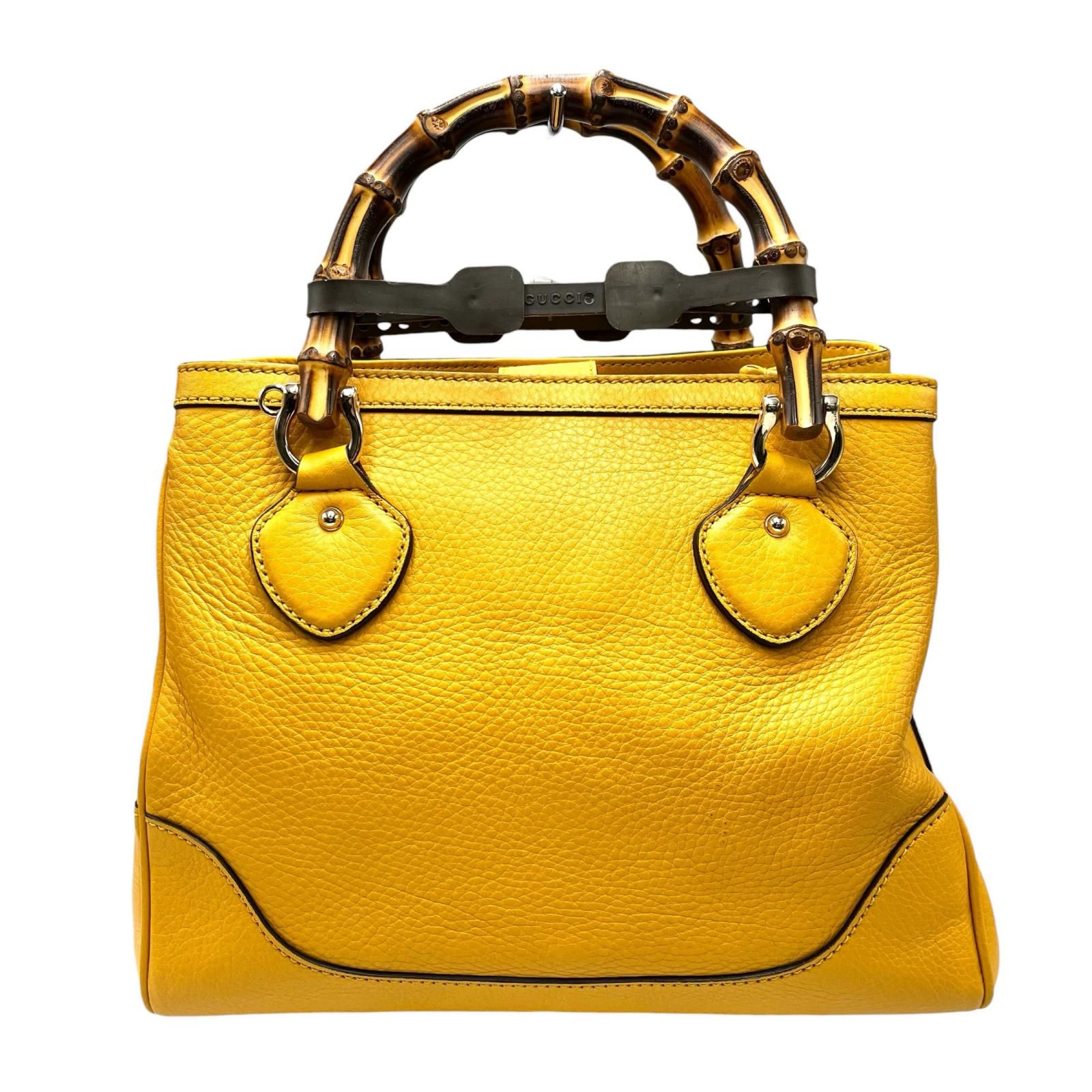 グッチ GUCCI ハンドバッグ バンブー 2wayショルダー 308360 レザー 