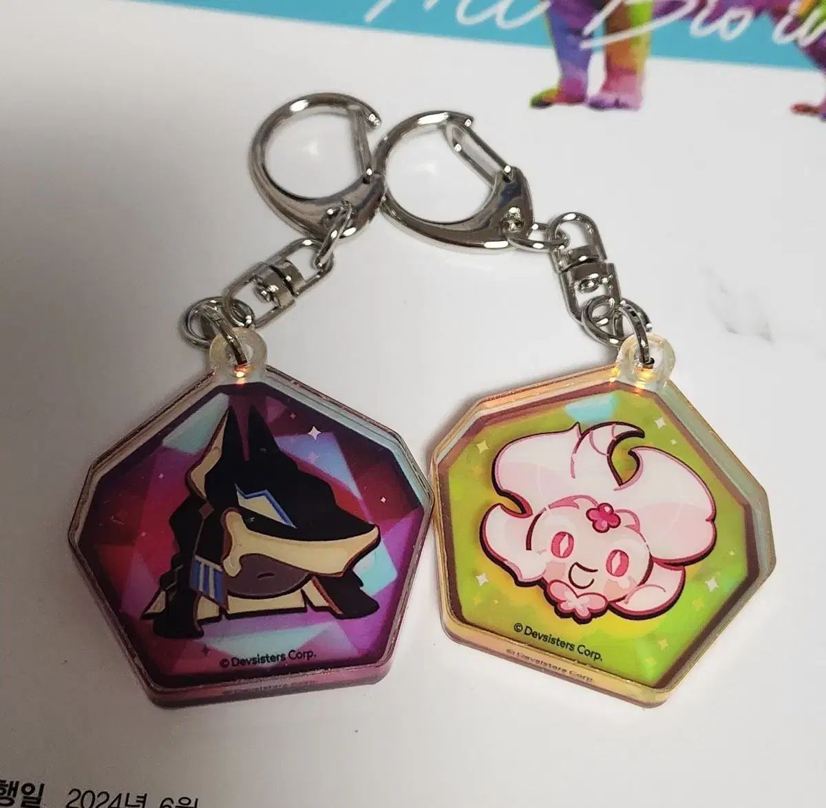 クッキーランキングダム、缶バッジ、キーホルダー クッキーラン クッキーランキングダム クッキングダム バスクチーズ