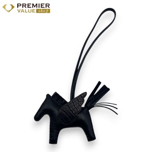 エルメス ペガサスチャーム タッチ PM ソーブラック アニョーミロ