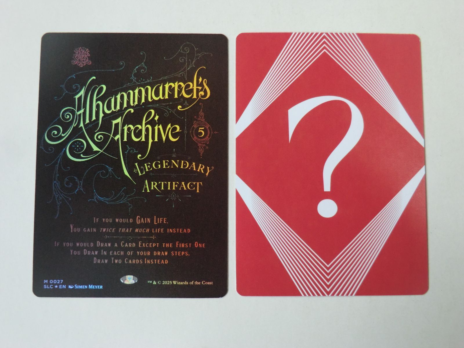 MTG アルハマレットの書庫（FOIL） Secret Lair Countdown Kit: An