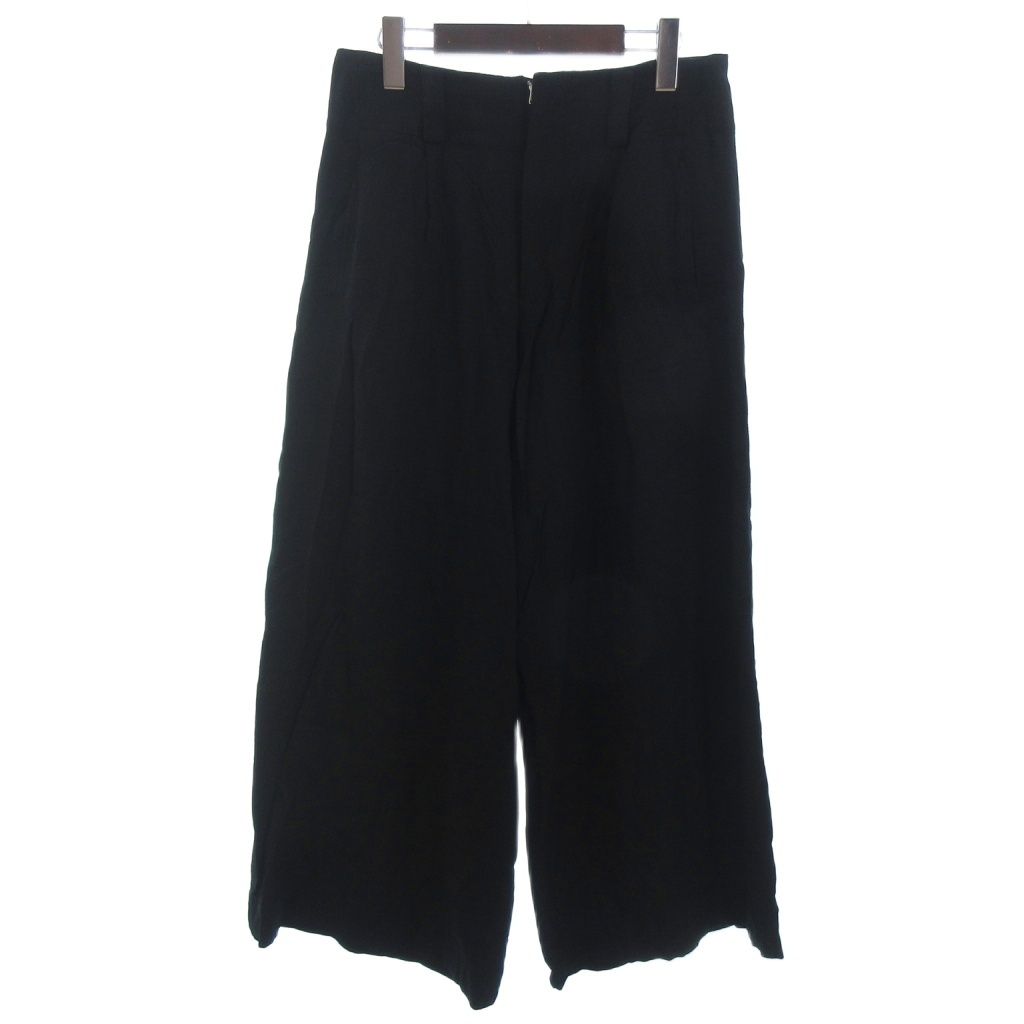 ヨウジヤマモト　+NOIR ノアール　パンツ ヨウジヤマモトノアール YOHJI YAMAMOTO NOIR タック ワイドパンツ