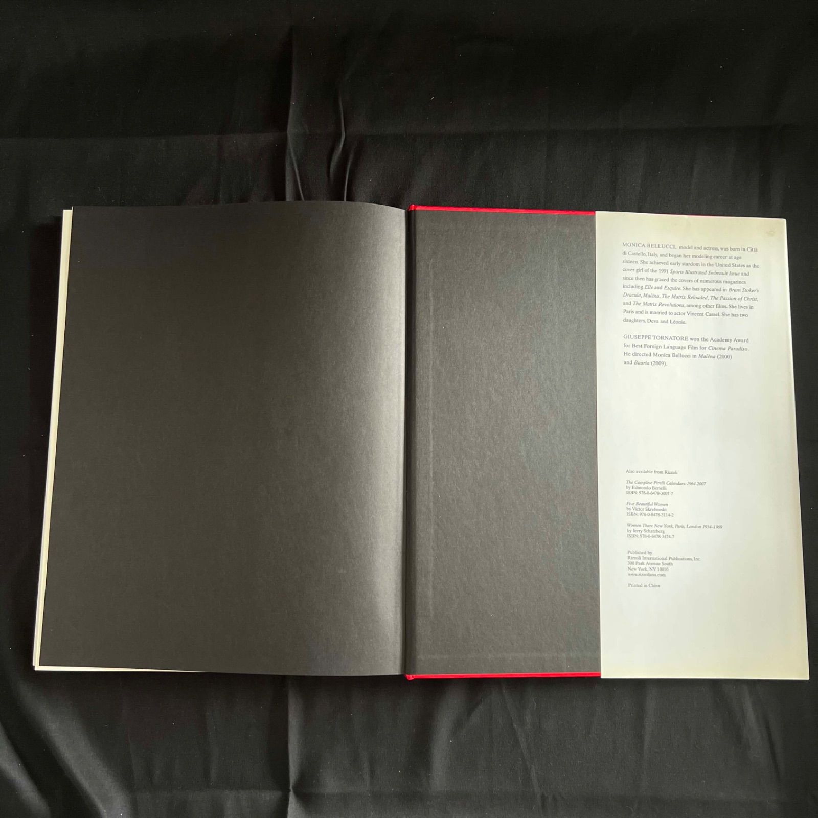 I 【希少】MONICA BELLUCCI モニカ・ベルッチ 写真集 洋書 I2601305