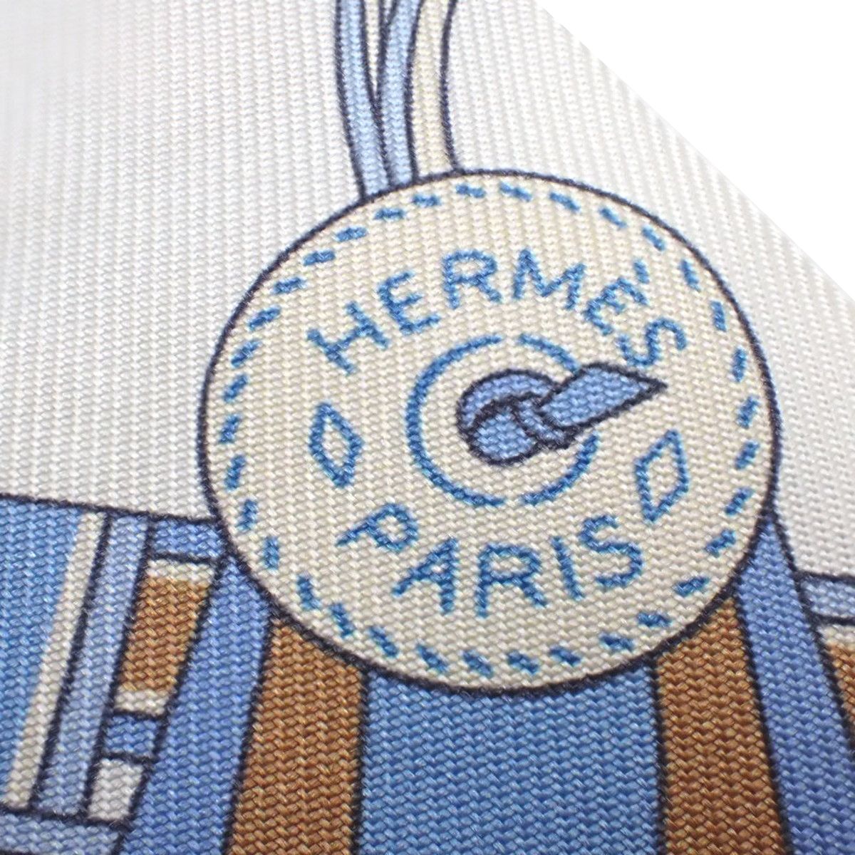 HERMES(エルメス) BRIDES ET GRIS GRIS ツイリー ライトブルー水色