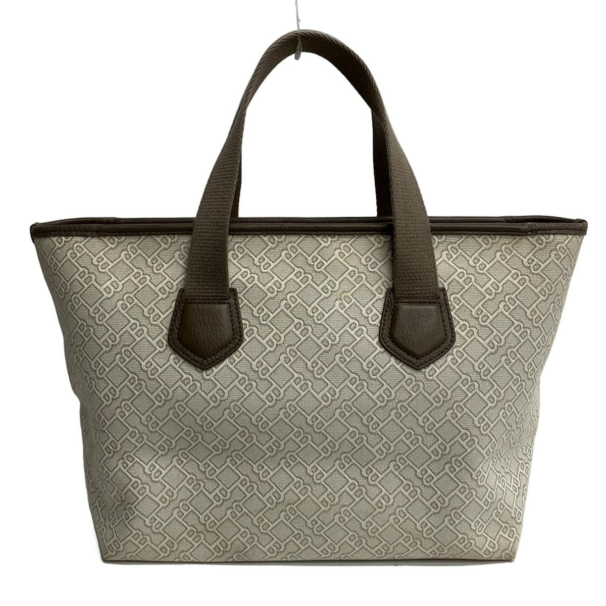 BALLY(バリー) ハンドバッグ - アイボリー×ベージュ レザー - メルカリ