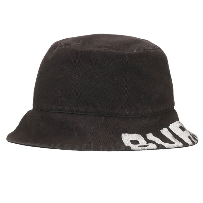 (美品)Burberry バーバリー　バケットハットL バーバリー 8037597 リバーシブルロゴバケットハット メンズ L - メルカリ