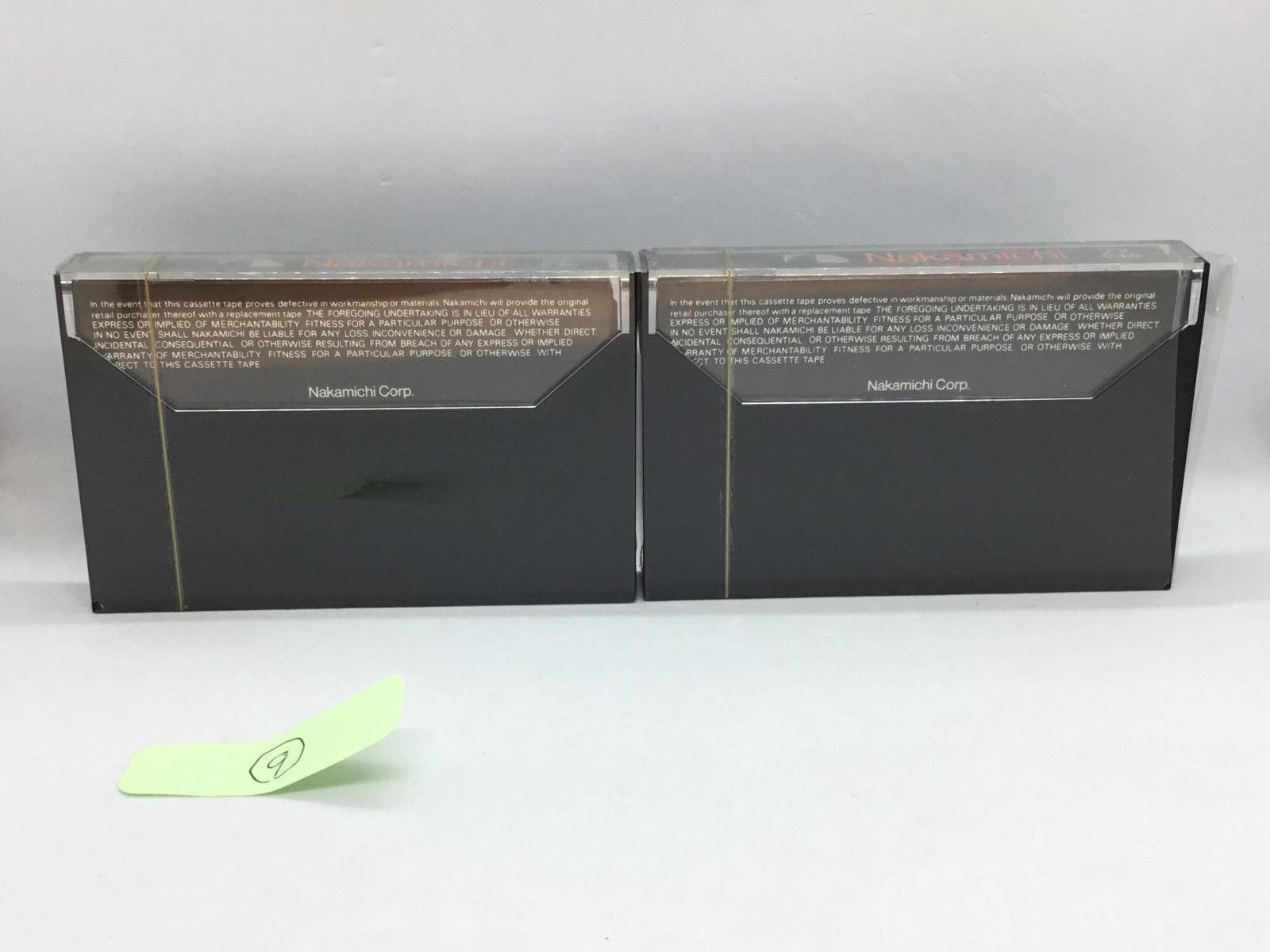 ⑨☆ 未開封 2点セット シュリンク少々破れあり ◇ Nakamichi ZX C-60