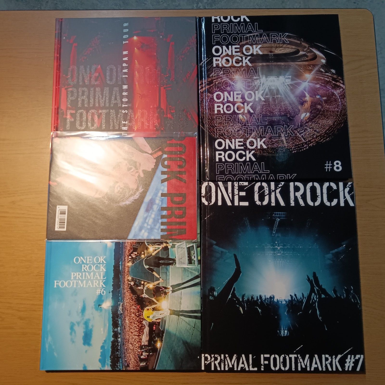 ☆同梱不可/4冊セット◇ONE OK ROCK PRIMAL FOOTMARK #6,#7,#8,#9