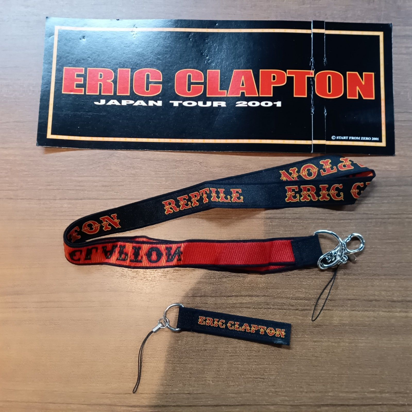 △エリック・クラプトン JAPAN TOUR 2001 ストラップ ERIC CLAPTON