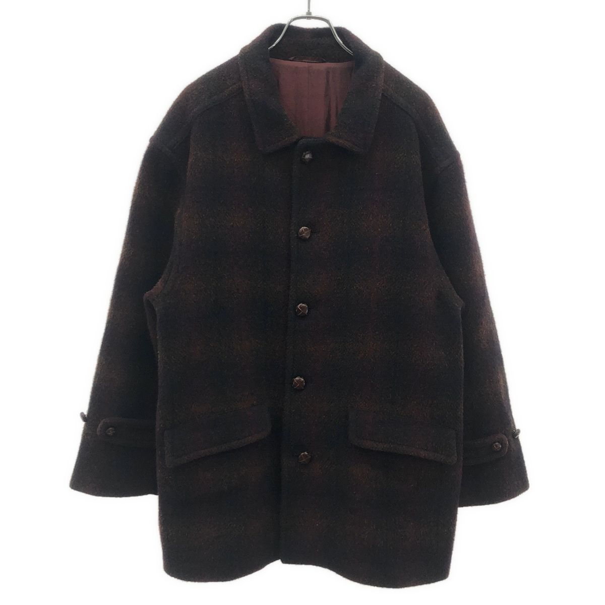 dunhill ダンヒル ウールモヘア コート ミックス 38 - メルカリ