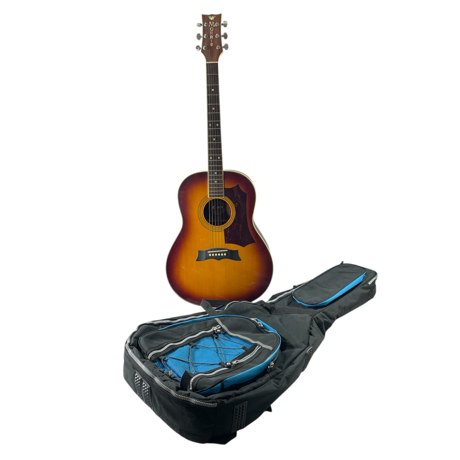 Morris Morris Acoustic Guitar MG-40 Stringed Instrument Acoustic Guitar Soft Case Included Current Item