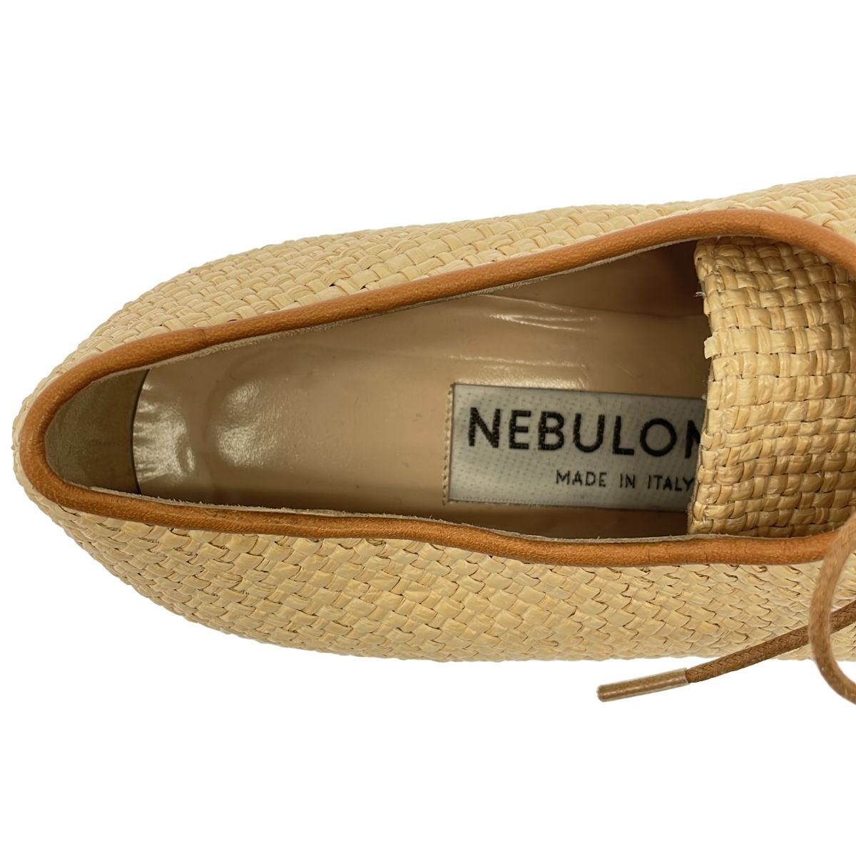 NEBULONIE ネブローニ レースアップシューズ ベージュ 38 - メルカリ