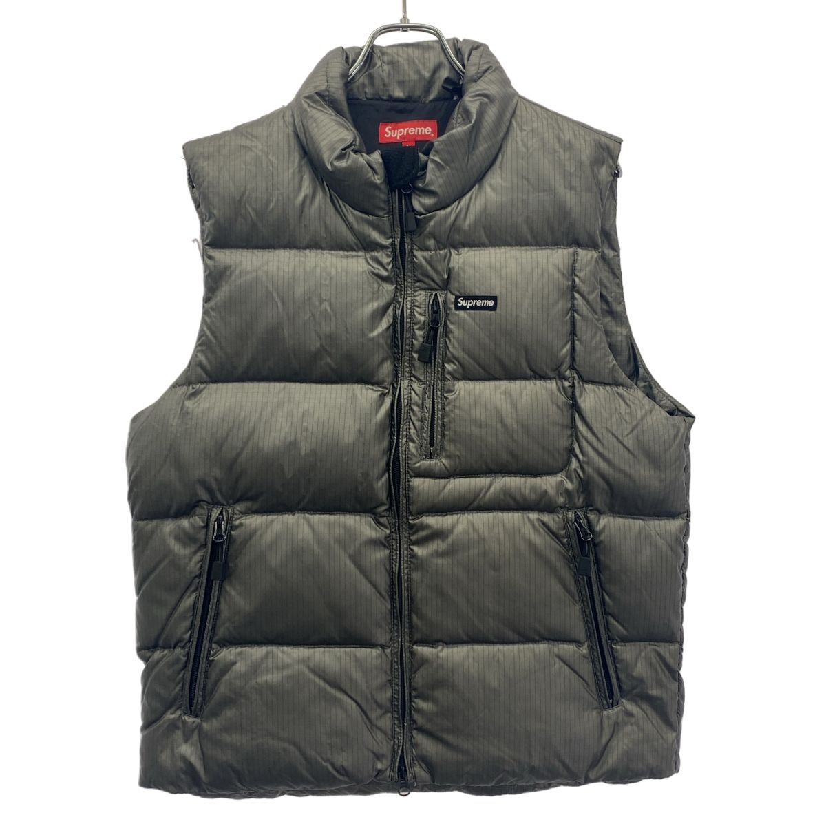 Supreme シュプリーム 13AW Silver Ski Vest ナイロンベスト シルバー