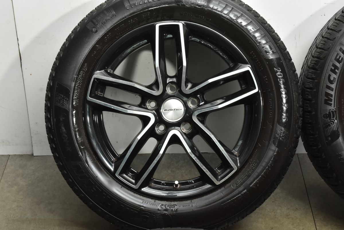 交換用に】ユーロテック 16in 6.5J +44 PCD108 ミシュラン X-ICE 3+