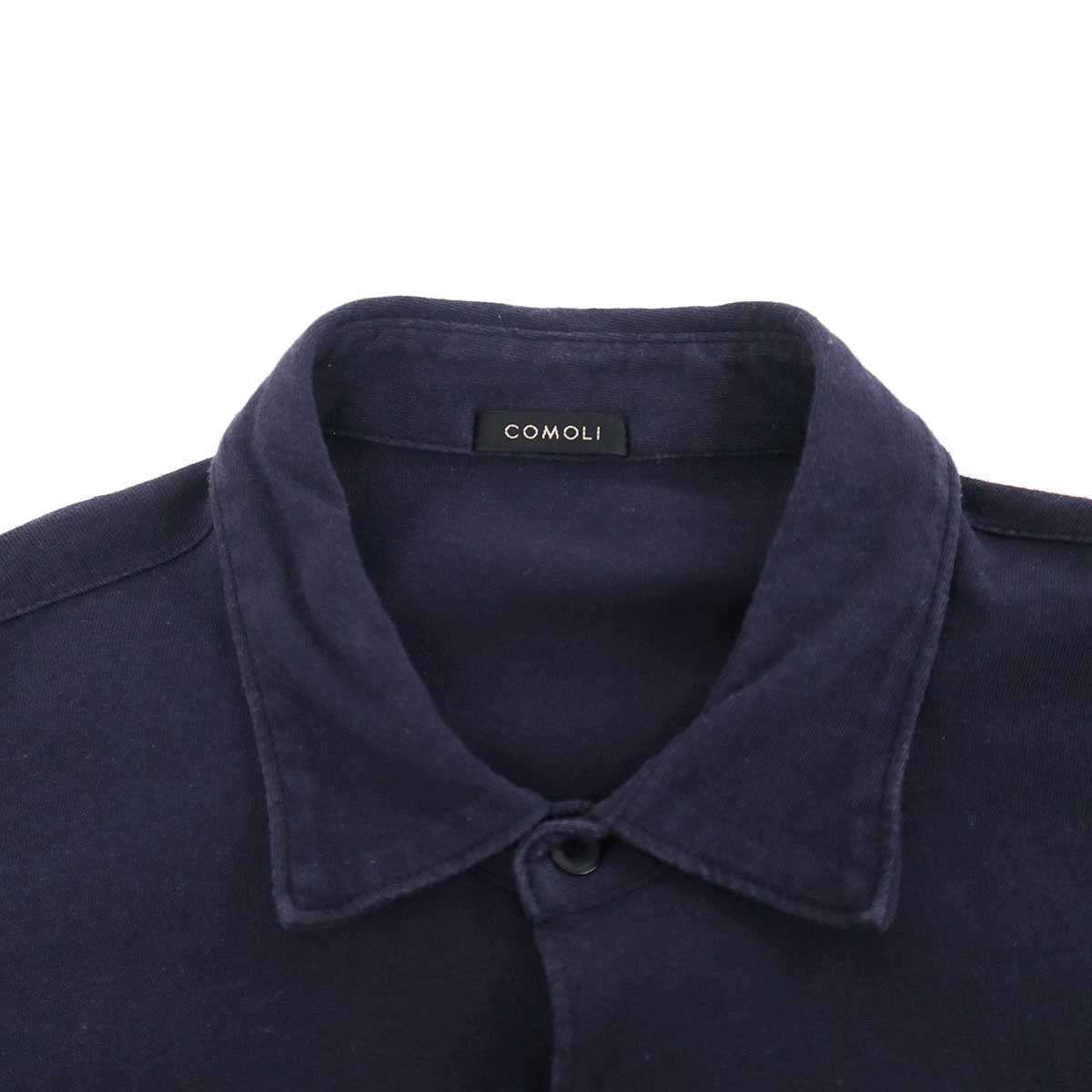 COMOLI コモリ 24SS コットンジャージー コモリシャツ X01-05016