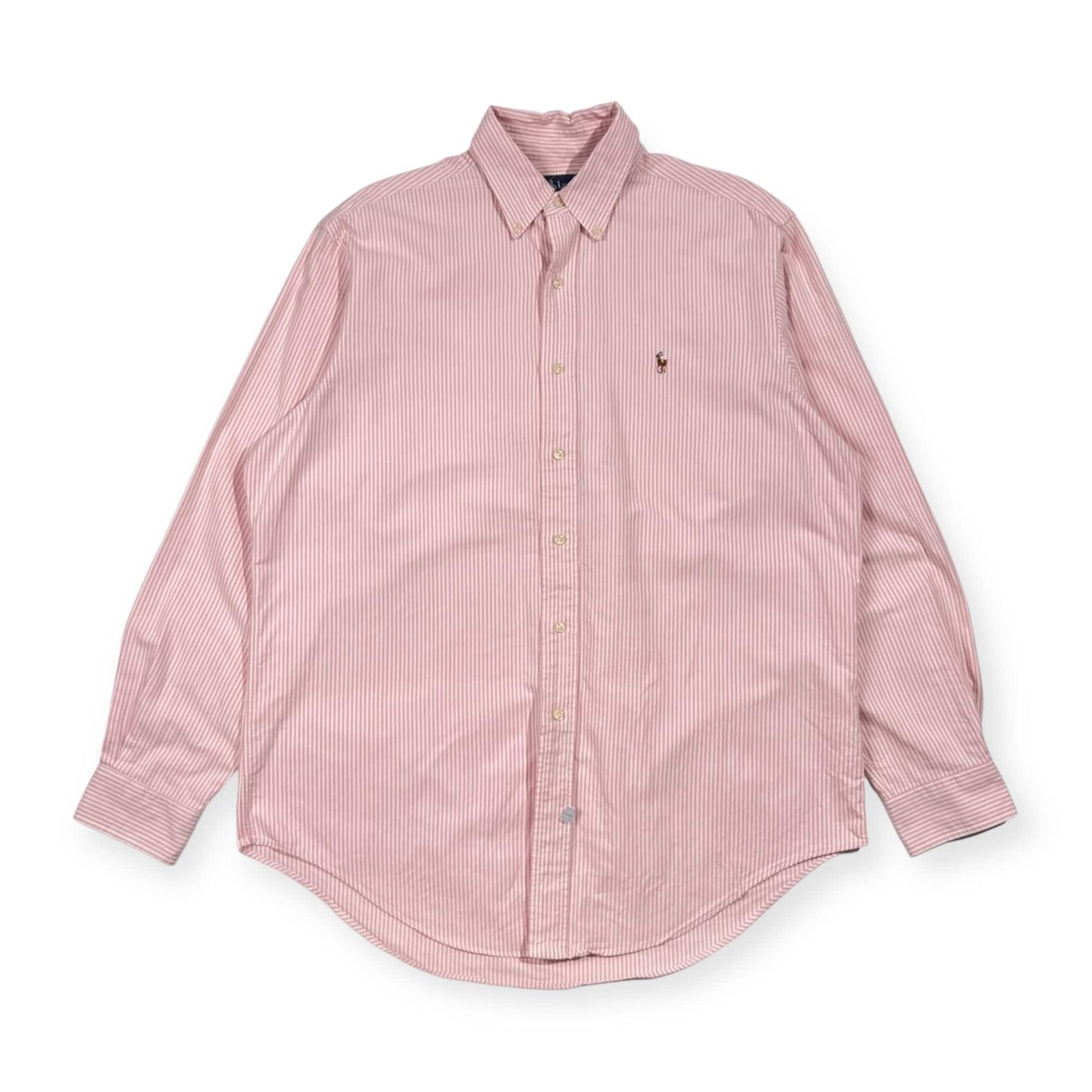 90s 00s RALPH LAUREN ラルフローレン ストライプ柄 オックスフォード 
