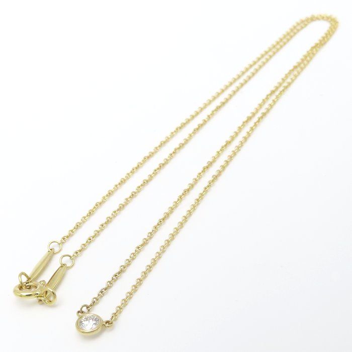 TIFFANY&Co. ティファニー バイザヤード ネックレス 1Pダイヤモンド