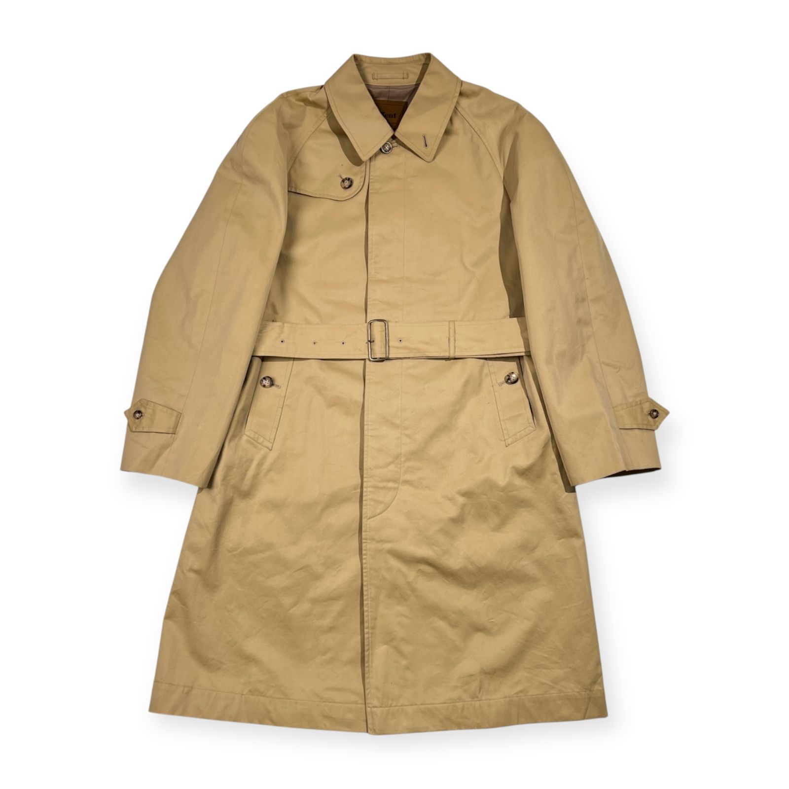 80s Kent by VAN JACKET ケント トレンチコート ベルト付き 170-90-79