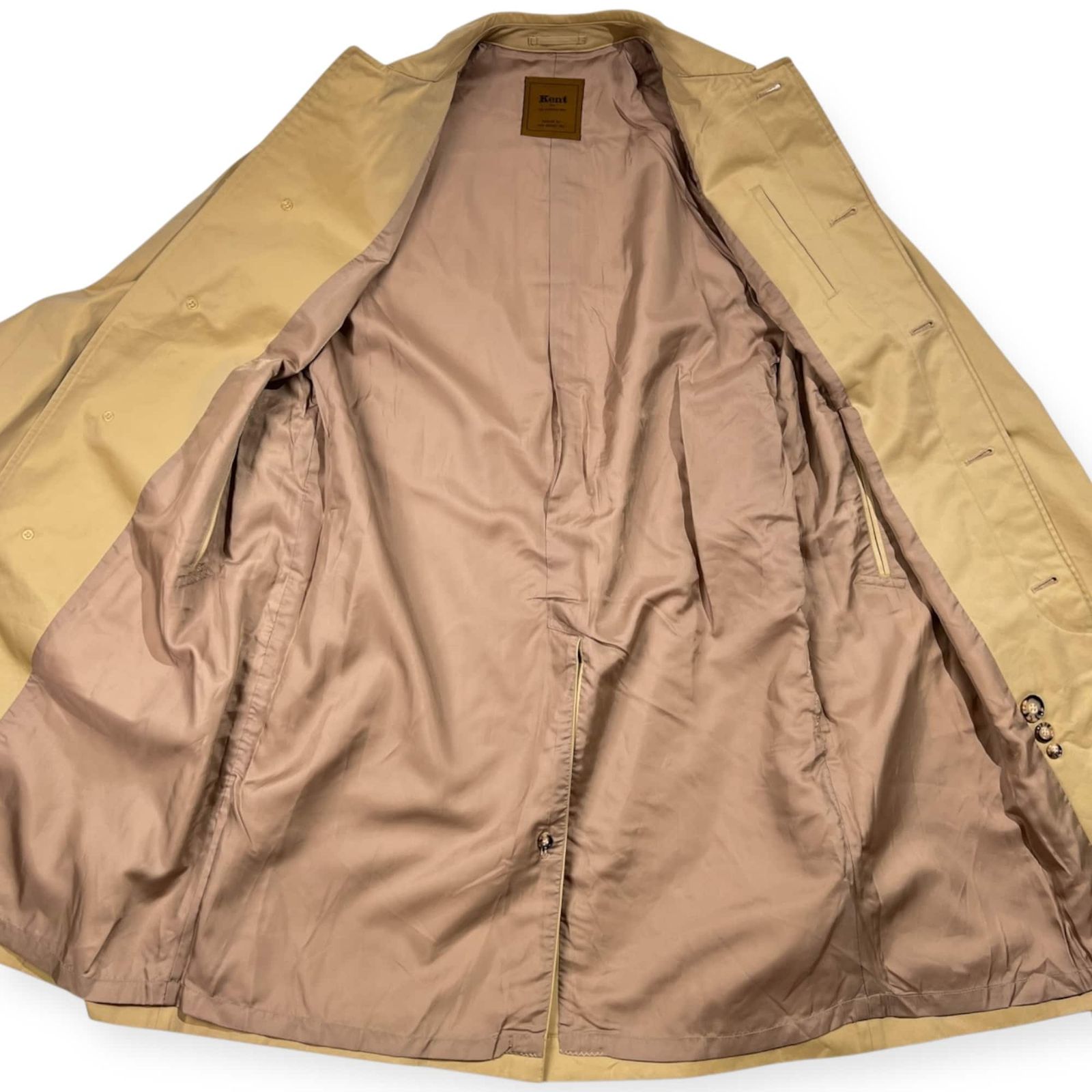 80s Kent by VAN JACKET ケント トレンチコート ベルト付き 170-90-79