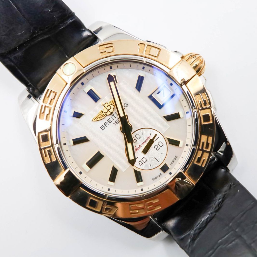 白 ホワイトシェル文字盤