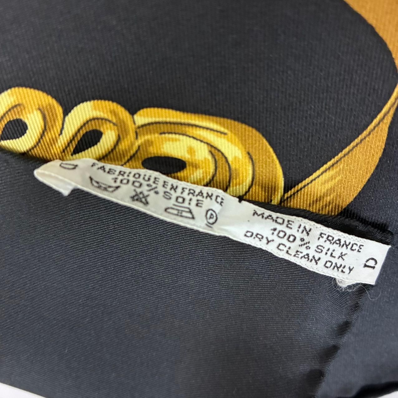 極美品 HERMES エルメス カレ90 LES CAVALIERS D'OR 黄金の騎士