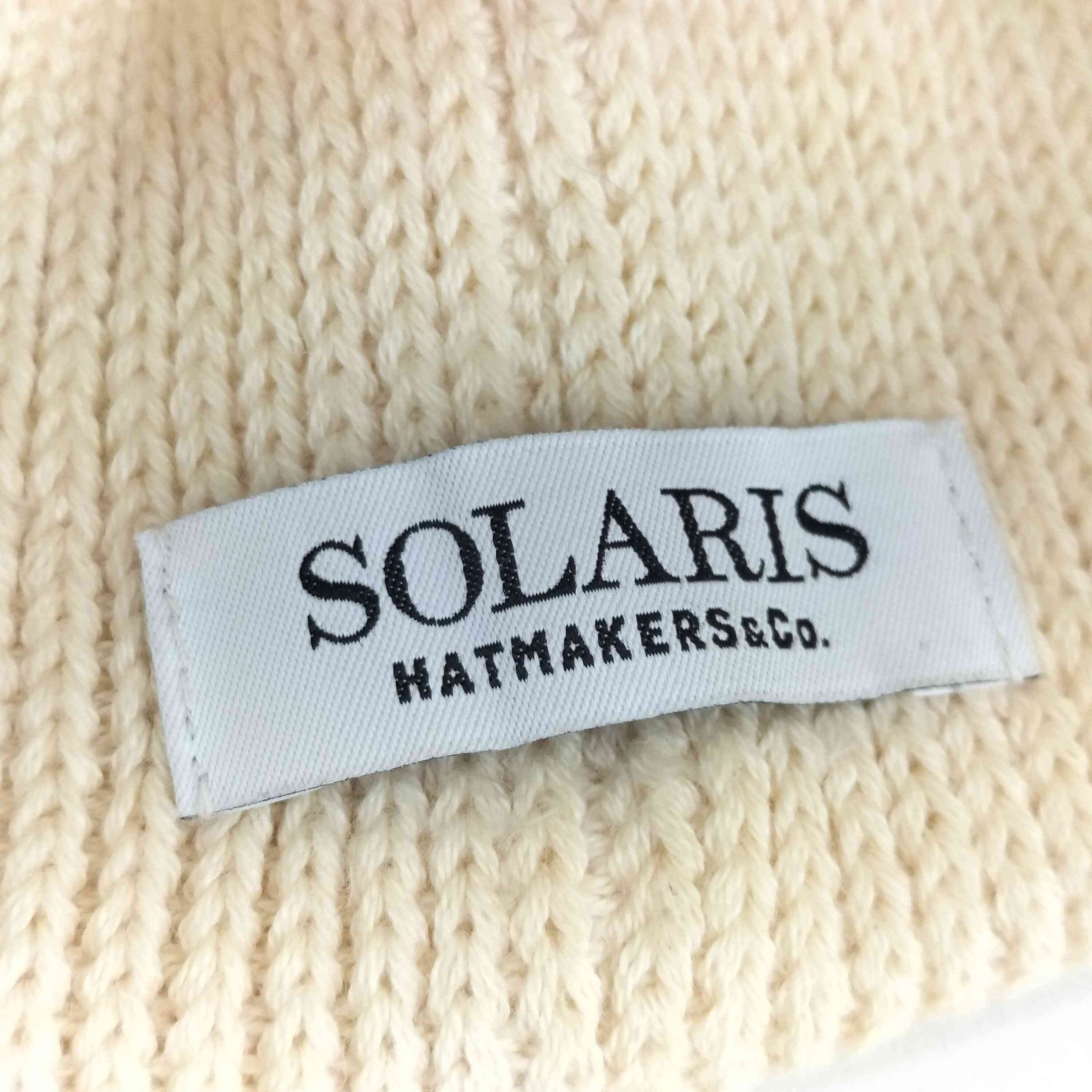 ソラリスアンドコー solaris＆co. ニット バケットハット レディース