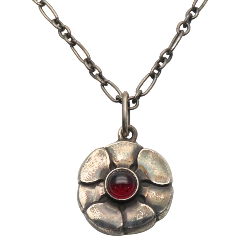 ジョージジェンセン ネックレス シルバー925 フラワー 中古】 ジョージジェンセン ネックレス フラワーモチーフ 36 シルバー